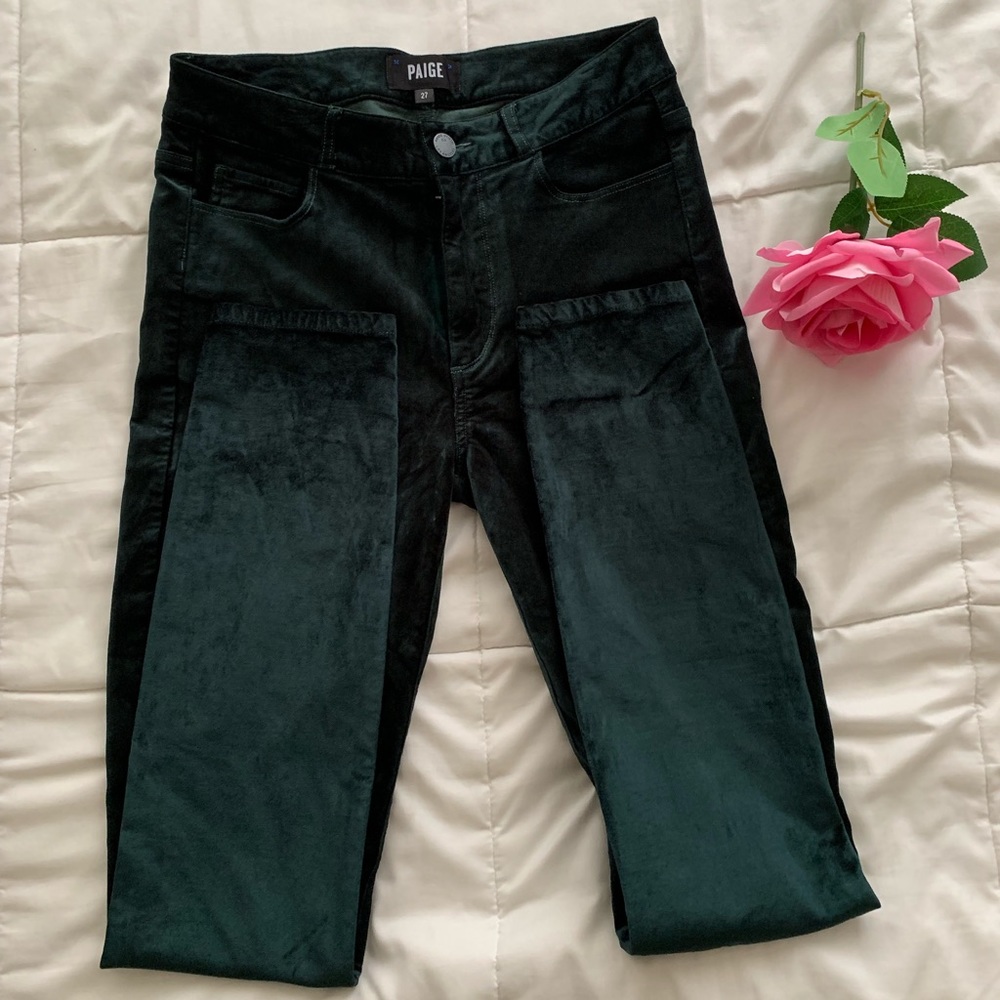 Paige velvet pants 👖